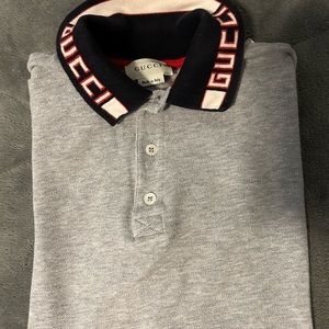 Authentic Gucci kids size 10 polo